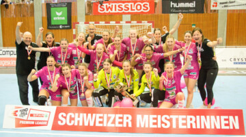 SCHWEIZERMEISTERTITEL FÜR HANDBALLERINNEN VON SPONO NOTTWIL