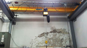 Brückenkran für 130-jähriges Kraftwerk