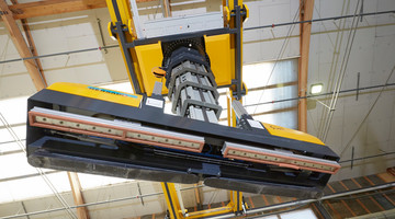 Präsentation Simi-Stapelkran im Baublatt